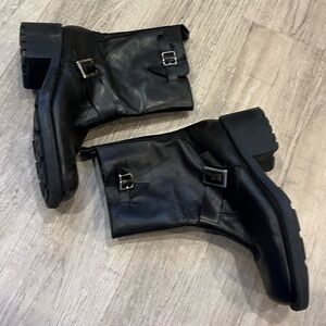 Unlisted Black Leather Boots 8.5